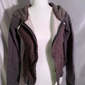 Free People zipper cardigan